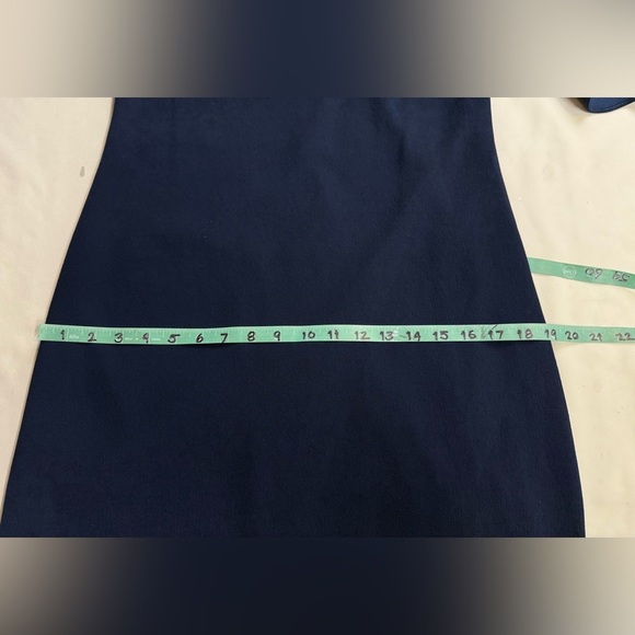 TRINA TURK Blue long flutter sleeve cocktail shift dress size S - Picture 14 of 15